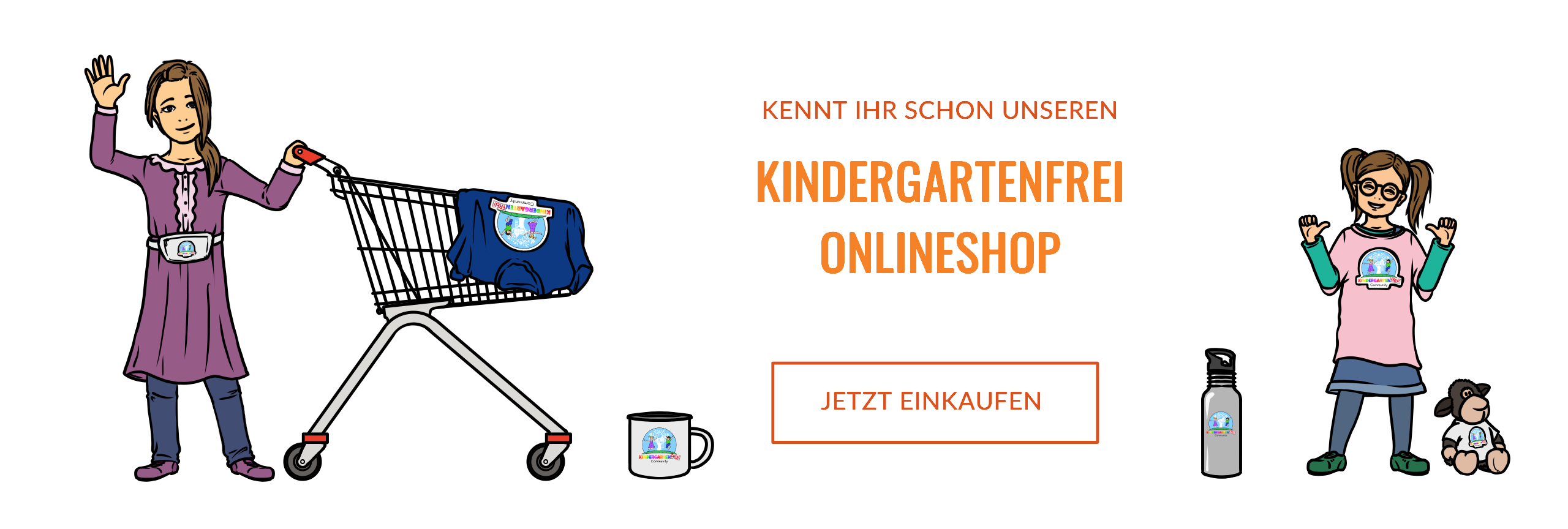 Banner für den Onlineshop